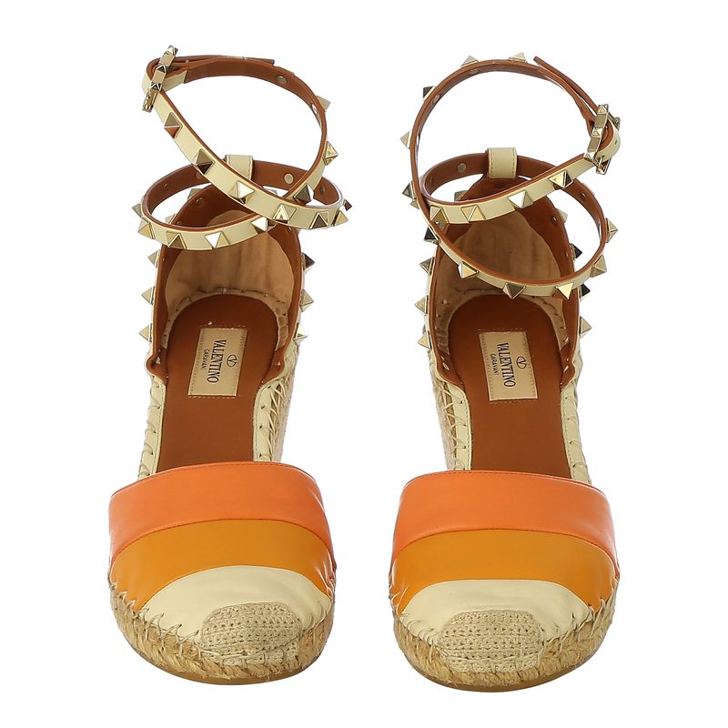 Espadrille-Valentino-Garavani-Couro-Laranja