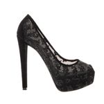 Peep-Toe-Louis-Vuitton-Tela-e-Paetes-Preto