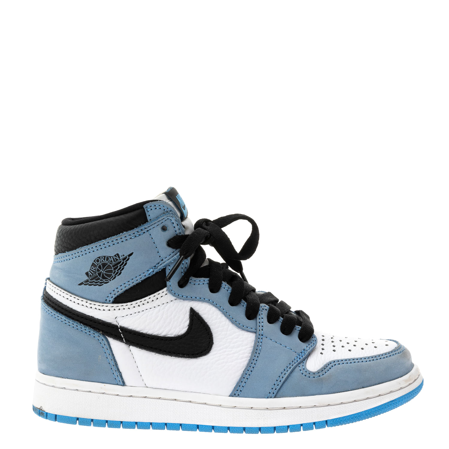Tênis Nike Air Jordan 1 Branco e Azul