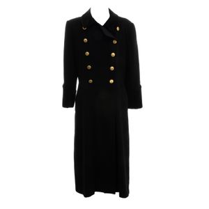 Sobretudo Christian Dior Lã Preto