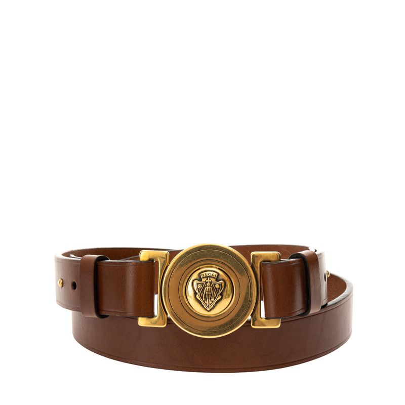 Cinto-Gucci-Couro-Marrom-