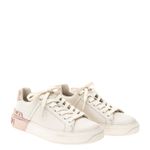 Tenis-Balmain-B-Court-Couro-Branco-e-Rose