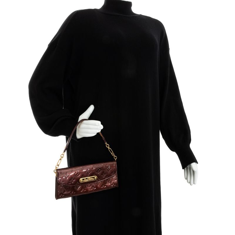 Bolsa-Louis-Vuitton-Sunset-Boulevard-Verniz-Bordo