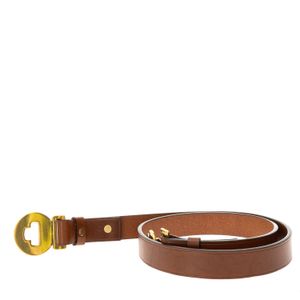 Cinto Gucci Couro Marrom