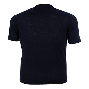 Camiseta 100% Capri Linho Azul Marinho