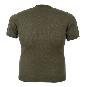 Camiseta 100% Capri Linho Cinza Escura