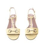 Rasteira-Gucci-Horsebit-Verniz-Amarela
