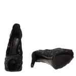 Peep-Toe-Louis-Vuitton-Tela-e-Paetes-Preto