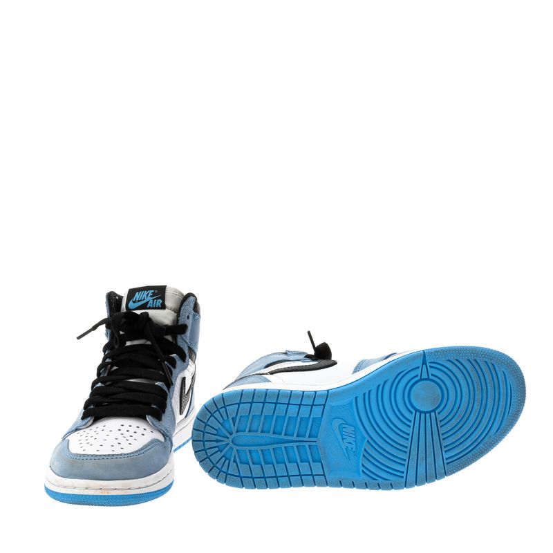 Tenis-Nike-Air-Jordan-1-Branco-e-Azul