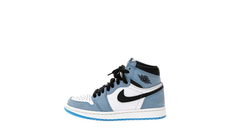 Tênis Nike Air Jordan 1 Branco e Azul