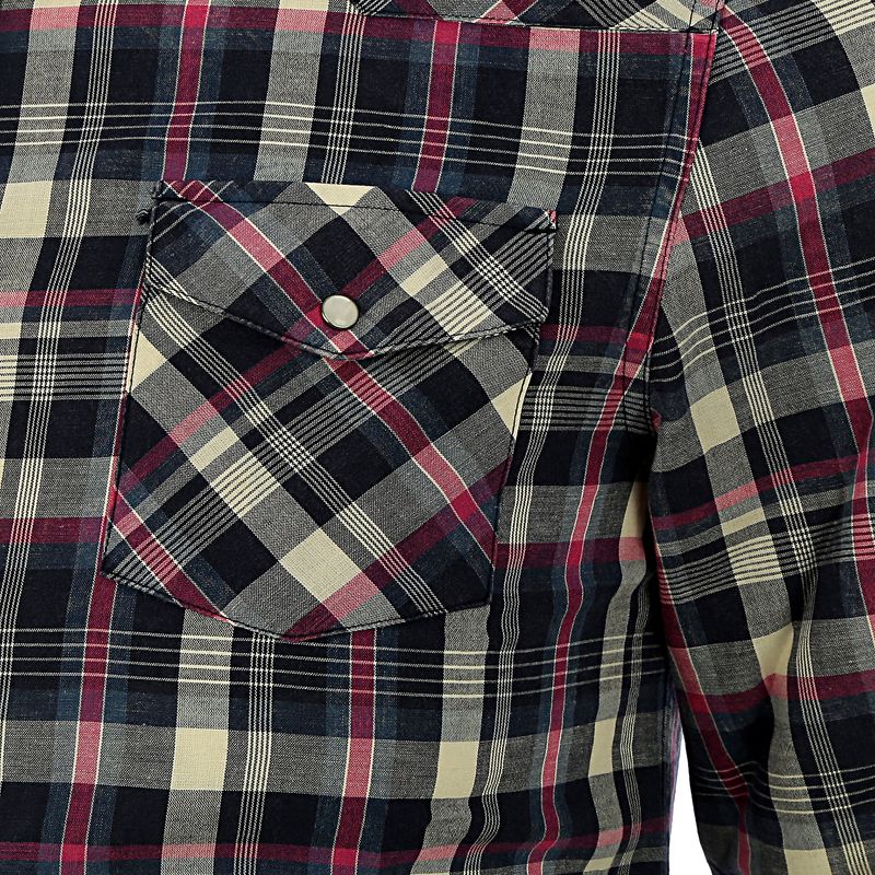 Camisa-7-For-All-Mankind-Xadrez-Azul-e-Rosa