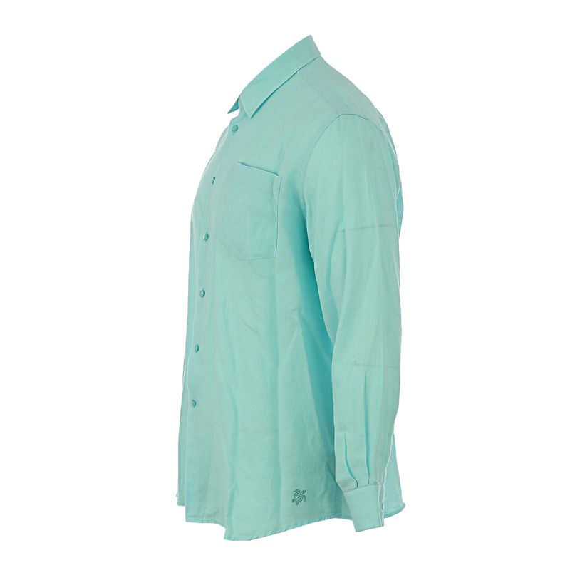Camisa-Vilebrequin-Linho-Azul-Claro