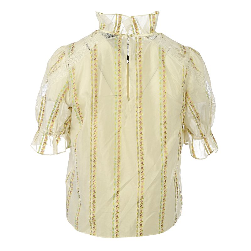 Blusa-Sandro-Renda-Creme-Floral-