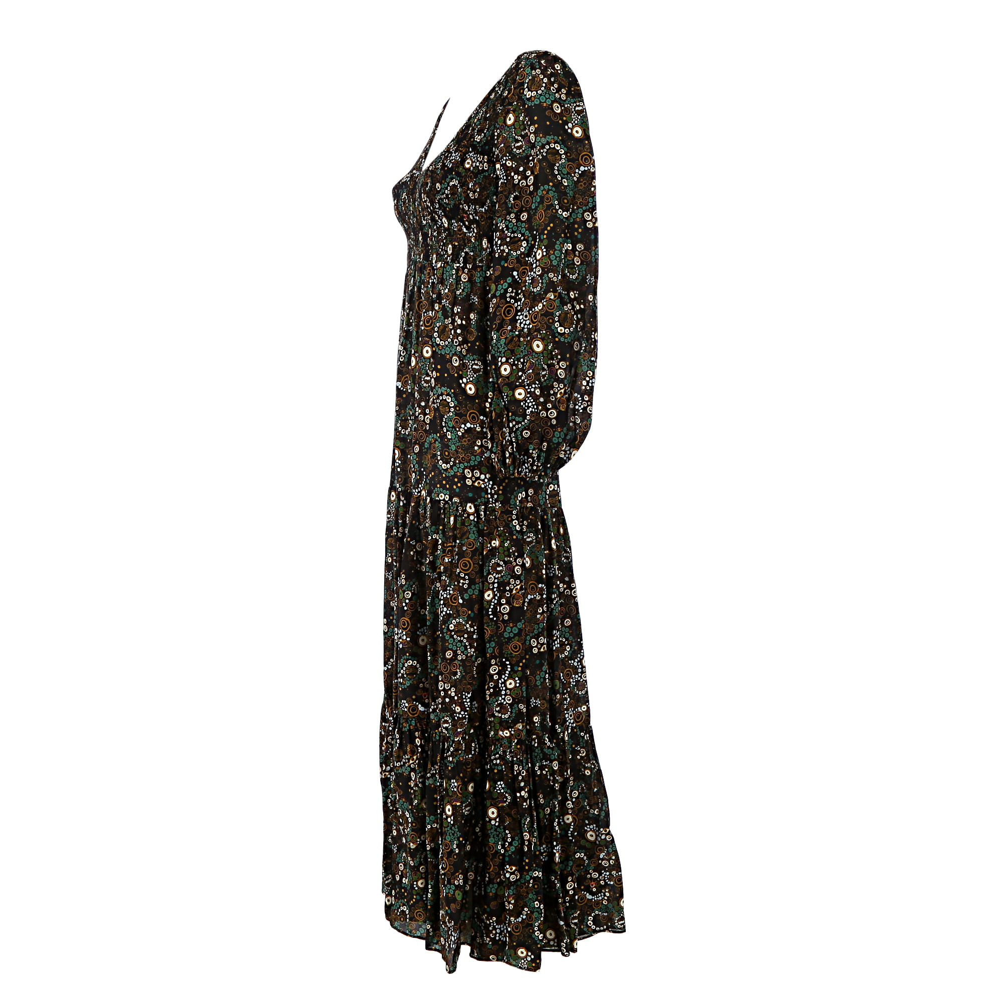 Vestido Rixo Estampado Colorido | Brechó de luxo - Prettynew