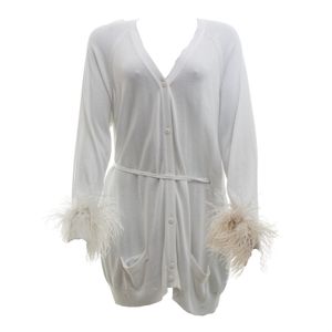 Cardigan Andrea Bogosian Crispi Branco M
