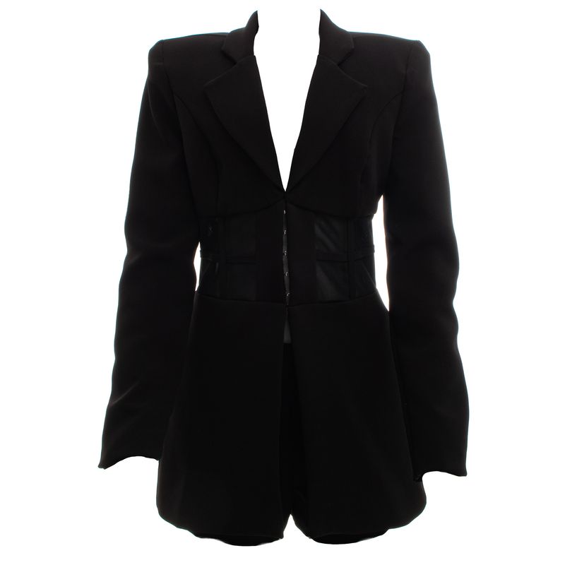 Conjunto-Tufi-Duek-Blazer-Corselet-Preto-M