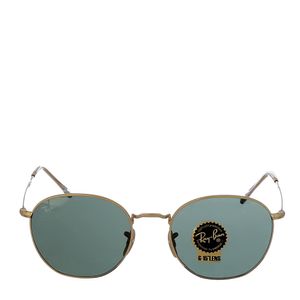 Óculos Ray Ban Round Verde e Dourado