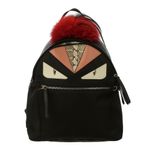 Mochila-Fendi-Monster-Preta