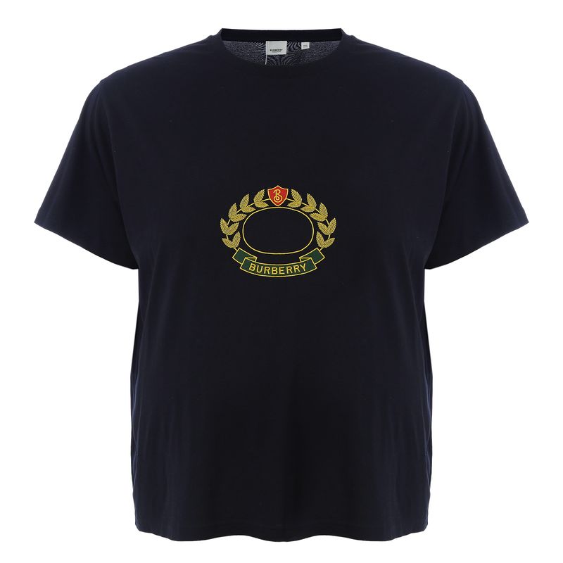 Camiseta-Burberry-Azul-Marinho-e-Bordado