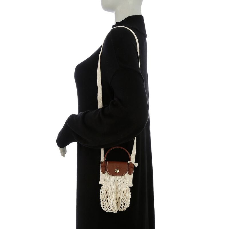Bolsa-Longchamp-Le-Pliage-Filet-Ecru