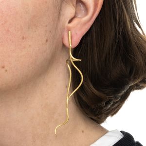 Brinco H Stern Oscar Niemeyer Ouro Amarelo