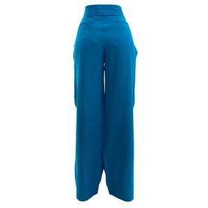 Calça Tufi Duek Pregas Azul M