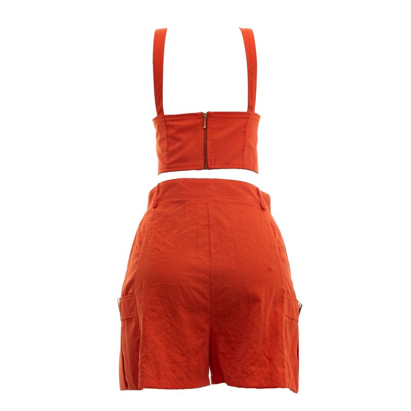 Conjunto-Tufi-Duek-Top-e-Short-Laranja-M