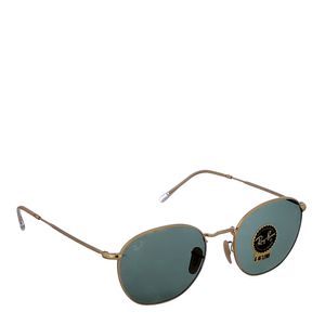 Óculos Ray Ban Round Verde e Dourado