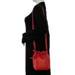 Bolsa-Mansur-Gavriel-Bucket-Vermelha