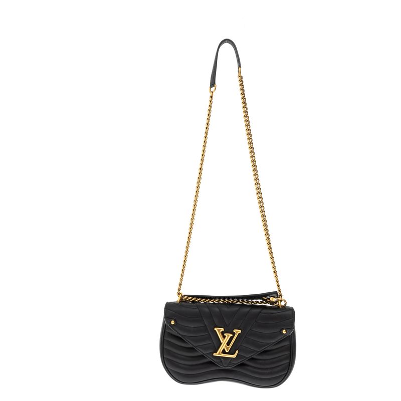 Bolsa-Louis-Vuiton-New-Wave-Chain-MM-Preta