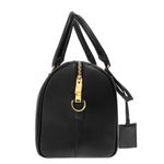 Bolsa-Saint-Laurent-Duffle-Couro-Preto