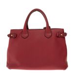 Bolsa-Burberry-Banner-House-Check-Couro-Vermelha