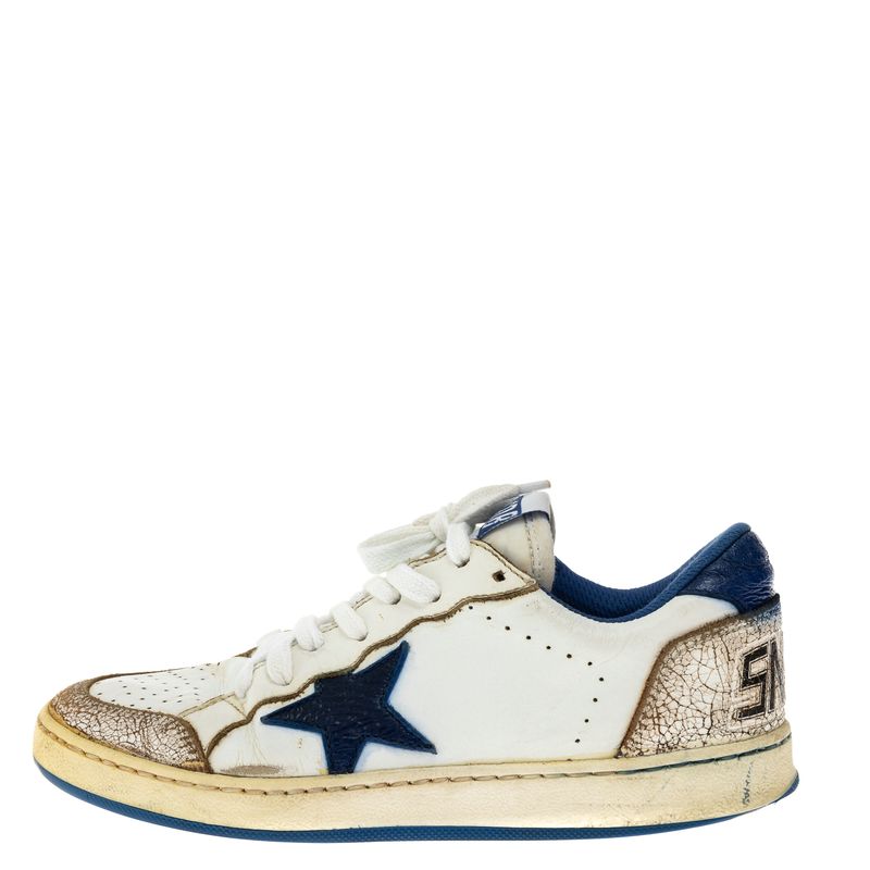 Tenis-Golden-Goose-Ballstar-Branco-e-Azul