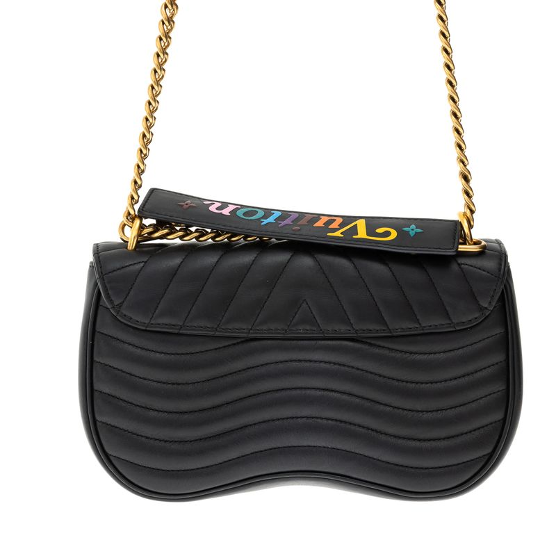 Bolsa-Louis-Vuiton-New-Wave-Chain-MM-Preta