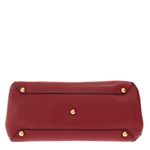 Bolsa-Burberry-Banner-House-Check-Couro-Vermelha