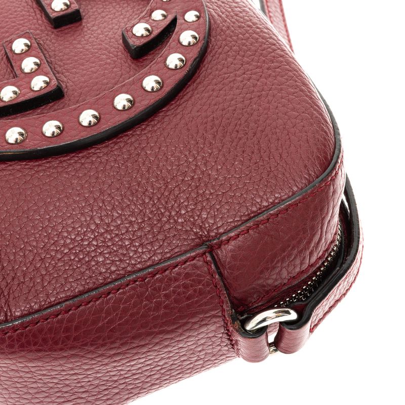 Bolsa-Gucci-Soho-Disco-Studded-Couro-Bordo