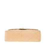 Bolsa-Chanel-Classic-Flap-Lambskin-Bege
