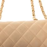 Bolsa-Chanel-Classic-Flap-Lambskin-Bege