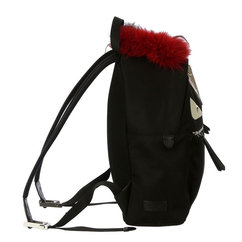 Mochila-Fendi-Monster-Preta
