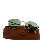 Oculos-Ray-Ban-Round-Verde-e-Dourado