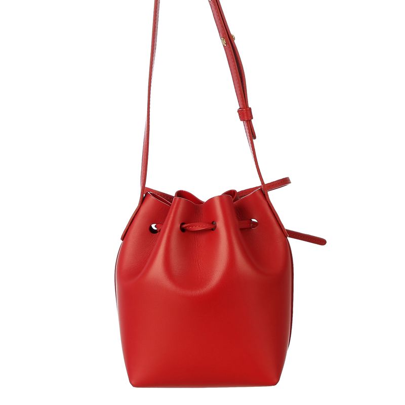 Bolsa-Mansur-Gavriel-Bucket-Vermelha
