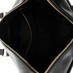 Bolsa-Saint-Laurent-Duffle-Couro-Preto