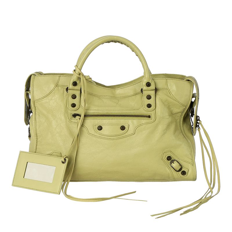 Bolsa-Balenciaga-Motocross-Verde-Claro-