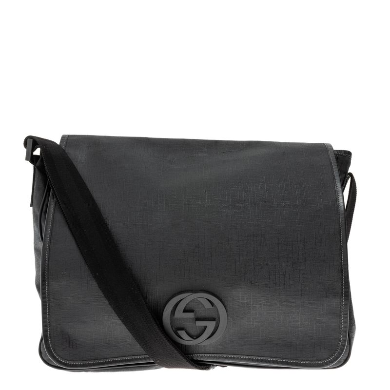 Bolsa-Gucci-GG-Interlocking-Transversal-Preta