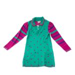Vestido-Kenzo-Kids-Tricot-Verde-e-Rosa