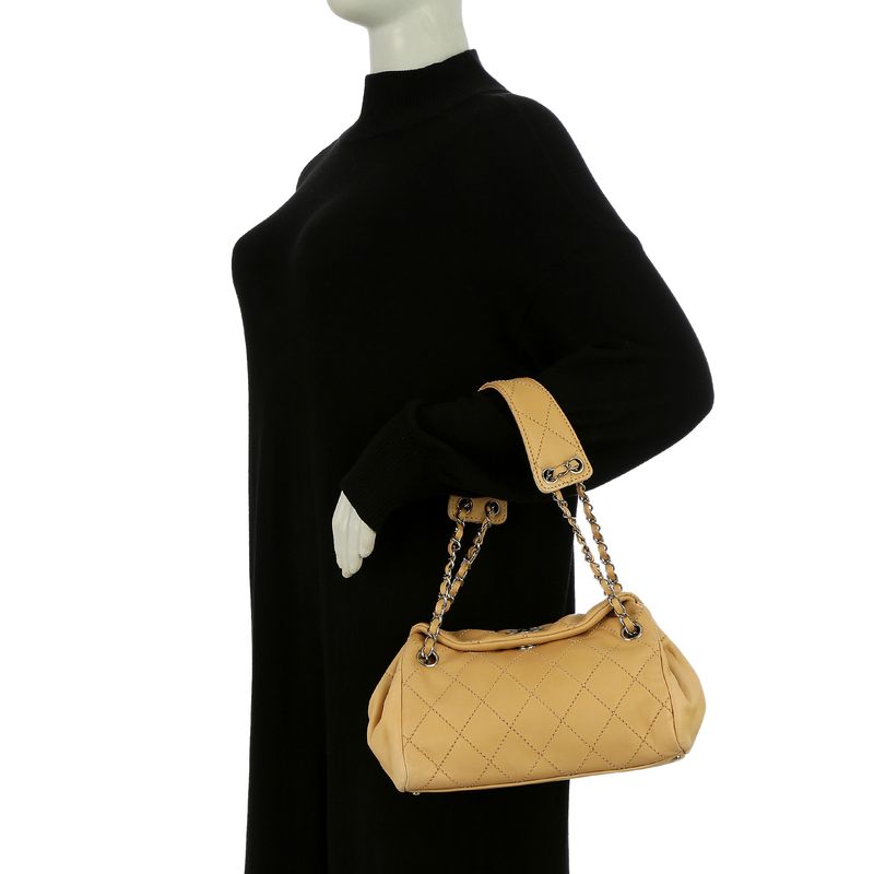Bolsa-Chanel-Matelasse-Bege