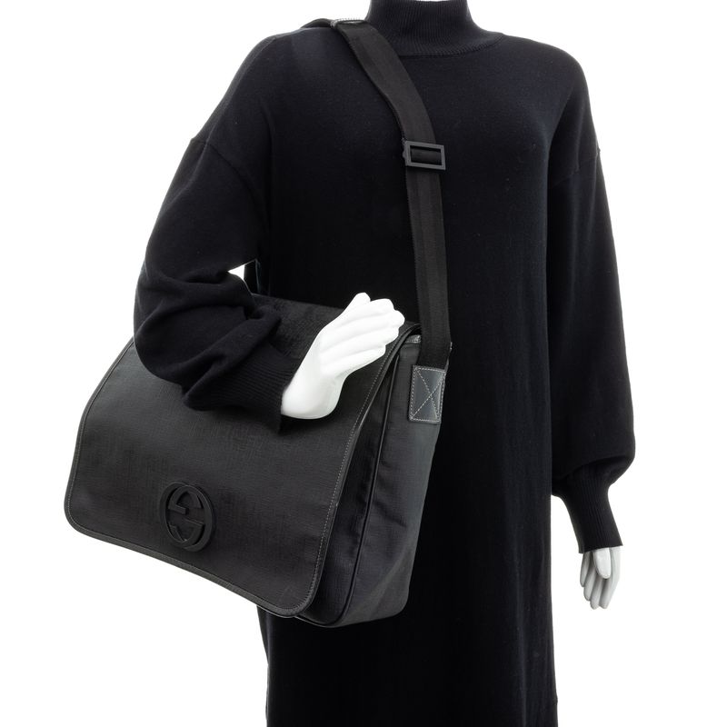 Bolsa-Gucci-GG-Interlocking-Transversal-Preta