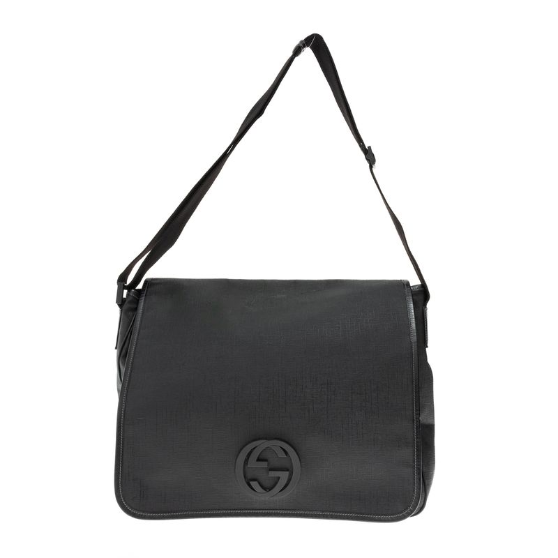 Bolsa-Gucci-GG-Interlocking-Transversal-Preta