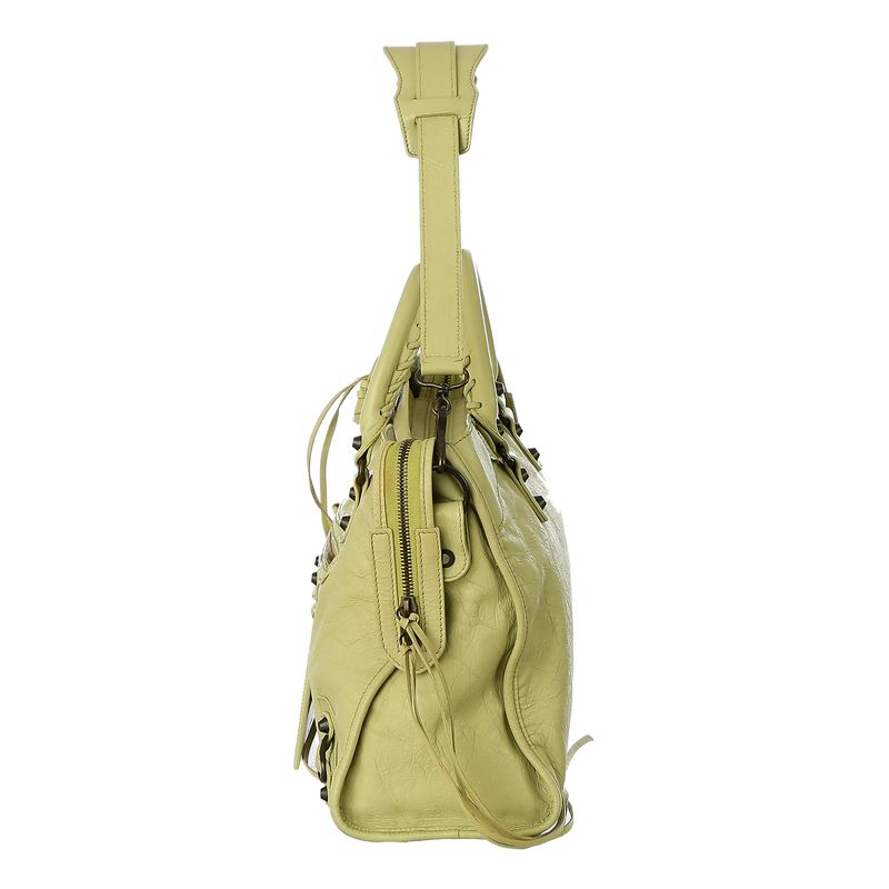 Bolsa-Balenciaga-Motocross-Verde-Claro-