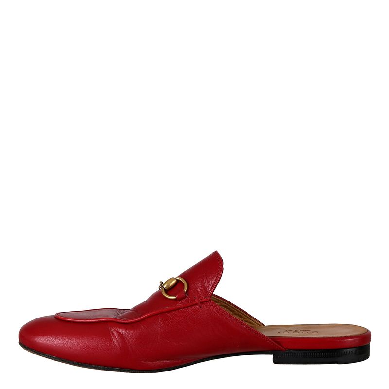 Mule-Gucci-Princetown-Horsebit-Vermelho